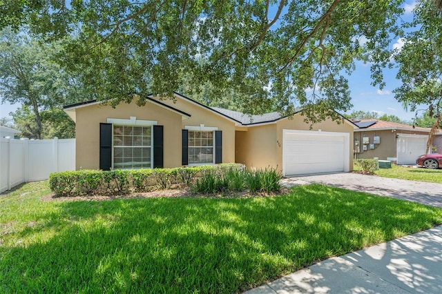 476 Basking Ridge Ct, Ocoee, FL 34761 - ranch-style home featuring driveway, a garage, and stucco siding