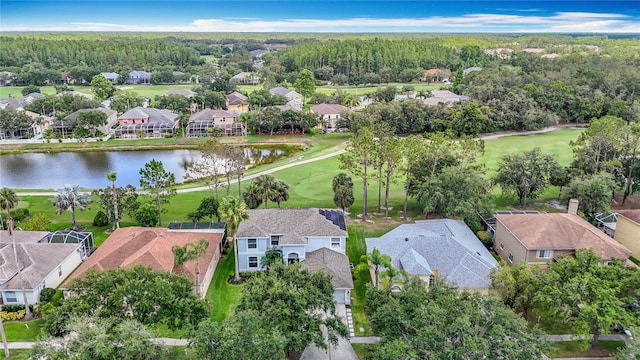 18109 Kara Ct, Tampa, FL 33647 - aerial perspective of suburban area with a large body of water