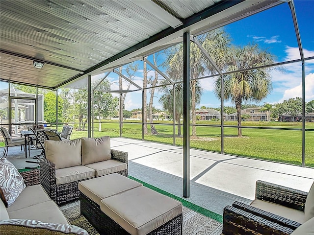 18109 Kara Ct, Tampa, FL 33647 - sunroom / solarium with an outdoor living space