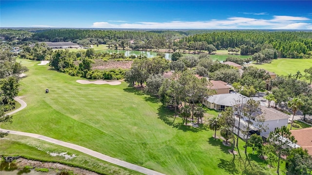 18109 Kara Ct, Tampa, FL 33647 - aerial view of a golf club, a large body of water, and a forest