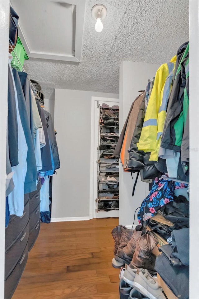 232 E Grant St, Orlando, FL 32806 - spacious closet with wood finished floors