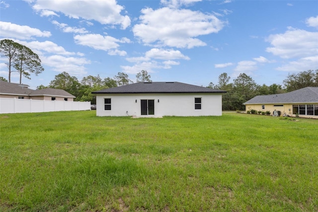 10218 N Langdon Rd, Citrus Springs, FL 34434 - back of house with stucco siding
