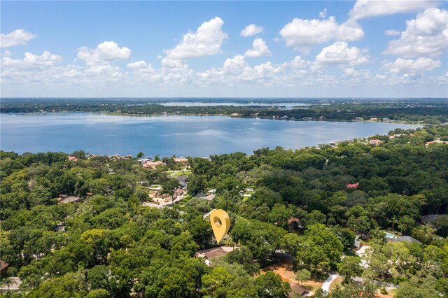 2009 Woody Dr, Windermere, FL 34786 - aerial view of a nearby body of water and a heavily wooded area