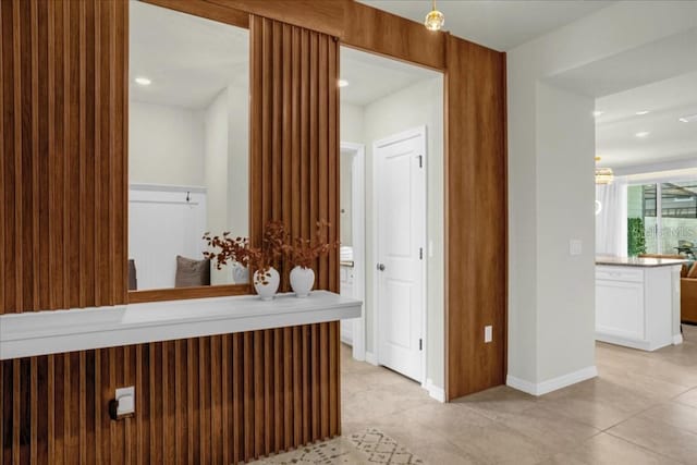 4310 Lana Ave, Davenport, FL 33897 - corridor featuring light tile patterned floors, recessed lighting, and baseboards