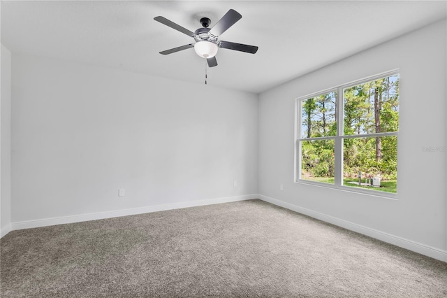30369 Apricot Ave, Eustis, FL 32736 - spare room featuring carpet and a ceiling fan