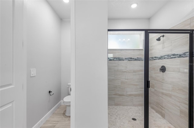 30369 Apricot Ave, Eustis, FL 32736 - bathroom featuring a stall shower and recessed lighting