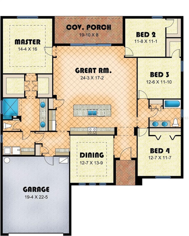 30369 Apricot Ave, Eustis, FL 32736 - view of home floor plan