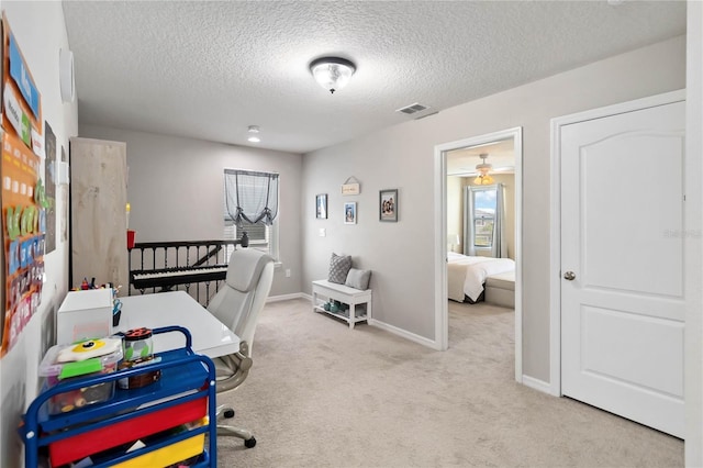 3883 Crawley Down Loop, Sanford, FL 32773 - office space featuring carpet floors, a textured ceiling, and baseboards