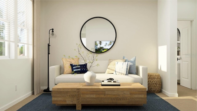 613 Terrapin Dr, Debary, FL 32713 - sitting room featuring carpet flooring and baseboards