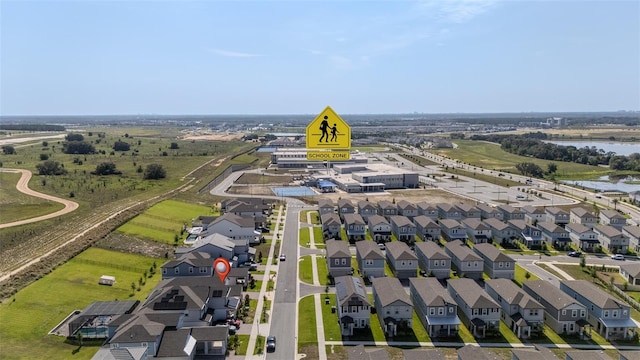 16055 Silver Brook Way, Winter Garden, FL 34787 - aerial perspective of suburban area featuring a large body of water
