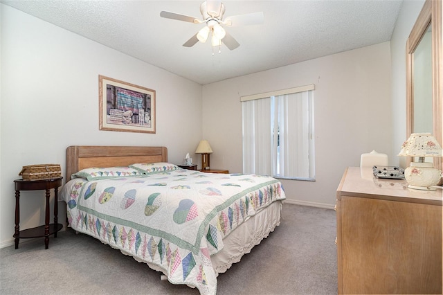 11512 Clair Pl, Clermont, FL 34711 - bedroom featuring light colored carpet, baseboards, and ceiling fan
