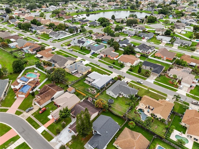 1616 Golden Poppy Ct, Orlando, FL 32824 - aerial overview of property's location featuring a large body of water and nearby suburban area