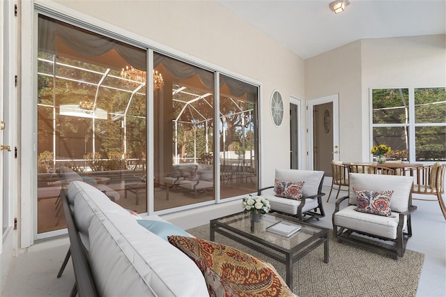 6121 Oxbow Bend Ln, Port Orange, FL 32128 - sunroom / solarium with an outdoor hangout area
