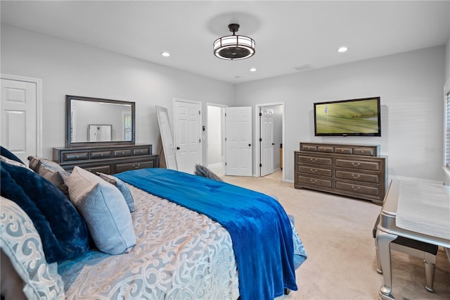 2110 W Farwell Dr, Tampa, FL 33603 - carpeted bedroom with recessed lighting