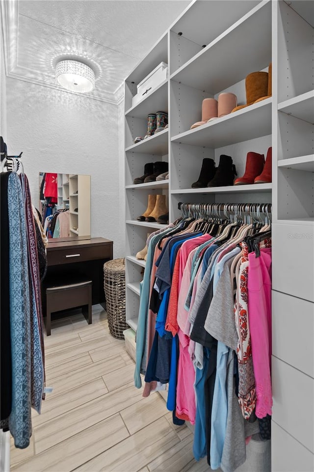 2110 W Farwell Dr, Tampa, FL 33603 - spacious closet with wood tiled floors