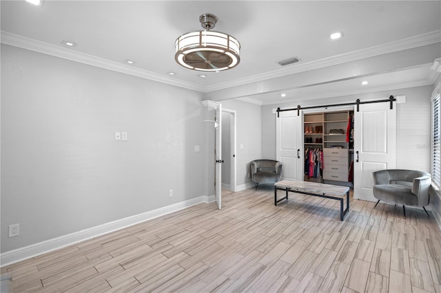 2110 W Farwell Dr, Tampa, FL 33603 - building lobby with ornamental molding and recessed lighting