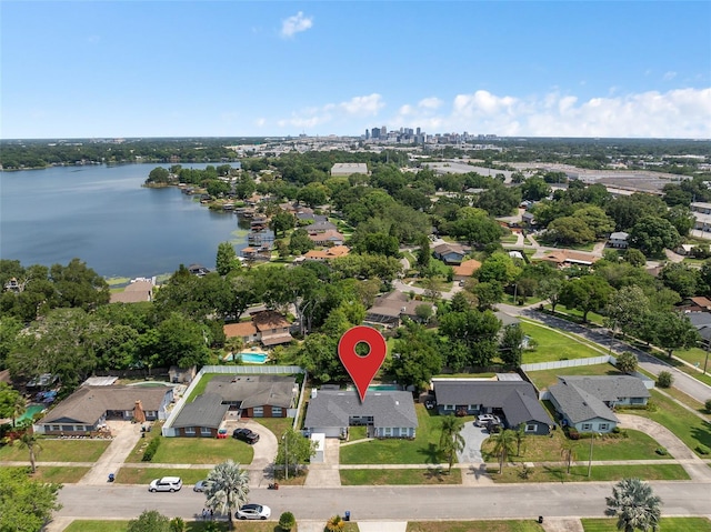 217 Spencer St, Orlando, FL 32839 - aerial view of residential area with a nearby body of water