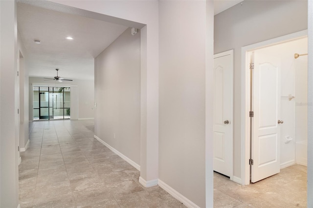 7308 Hermes Ct, Apollo Beach, FL 33572 - hallway with baseboards and recessed lighting