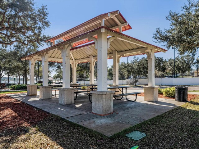 1323 Normandy Dr, Haines City, FL 33844 - view of home's community featuring a gazebo