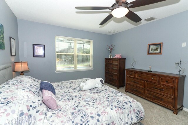 319 Morning View Dr, Winter Garden, FL 34787 - bedroom with light carpet and ceiling fan