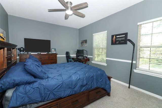 319 Morning View Dr, Winter Garden, FL 34787 - bedroom featuring carpet and a ceiling fan