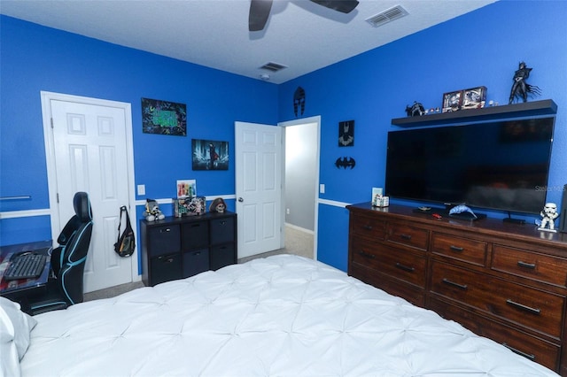 319 Morning View Dr, Winter Garden, FL 34787 - bedroom with carpet floors and ceiling fan
