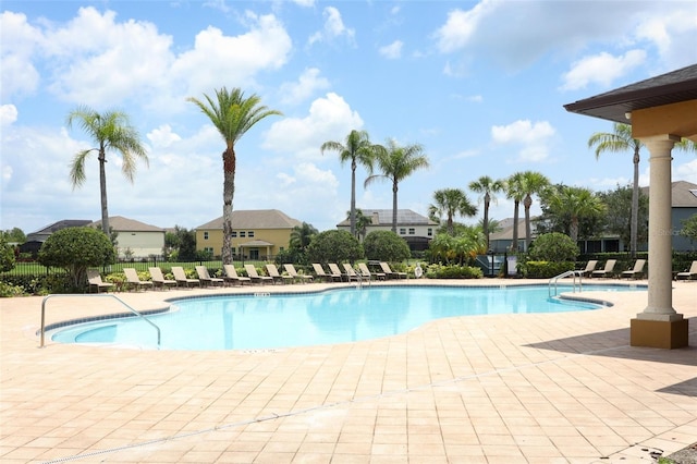 319 Morning View Dr, Winter Garden, FL 34787 - community pool featuring a patio area
