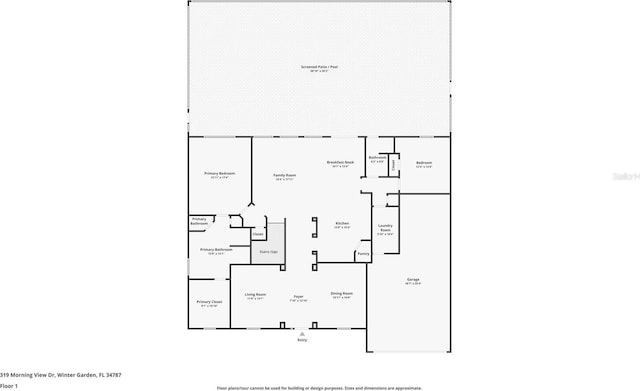319 Morning View Dr, Winter Garden, FL 34787 - view of room layout