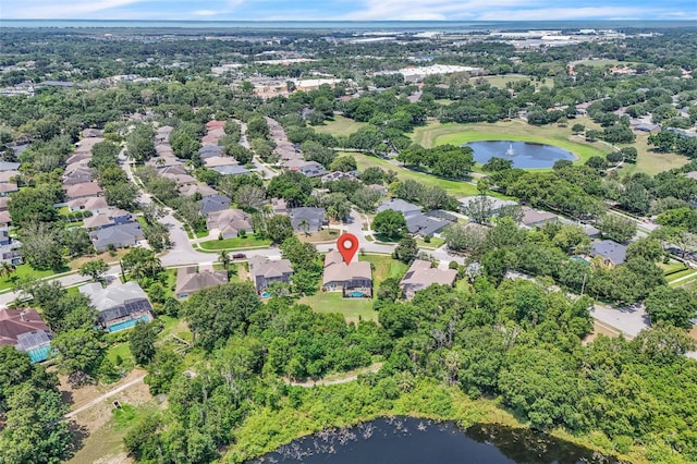 1017 Parkside Pointe Blvd, Apopka, FL 32712 - aerial overview of property's location with a large body of water and nearby suburban area