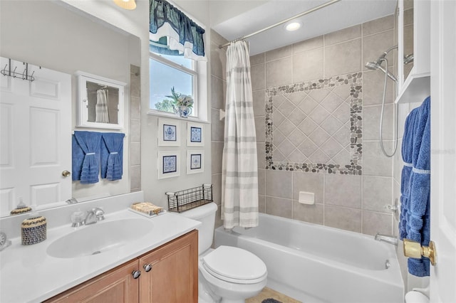 1017 Parkside Pointe Blvd, Apopka, FL 32712 - full bathroom with shower / bath combo, toilet, and vanity