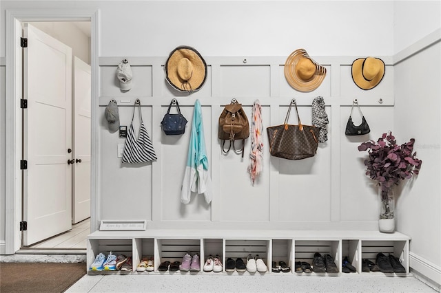 4754 Manning Ct, Sarasota, FL 34240 - mudroom with speckle patterned floor