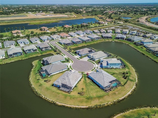 4754 Manning Ct, Sarasota, FL 34240 - aerial view of residential area with a large body of water