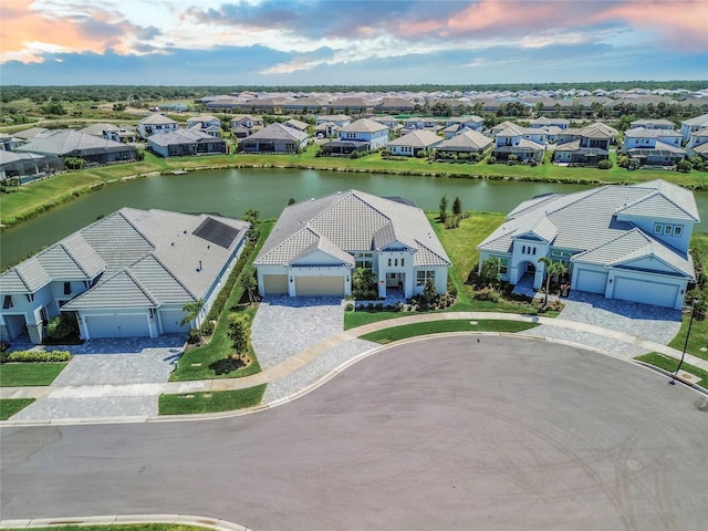 4754 Manning Ct, Sarasota, FL 34240 - aerial view of residential area featuring a nearby body of water