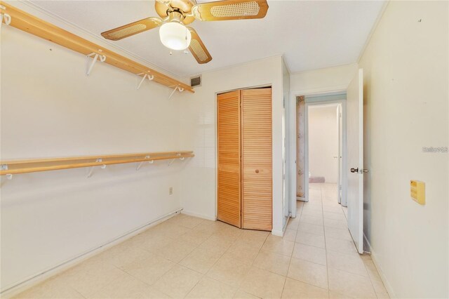 7024 Harwick Dr, Orlando, FL 32818 - spacious closet featuring ceiling fan