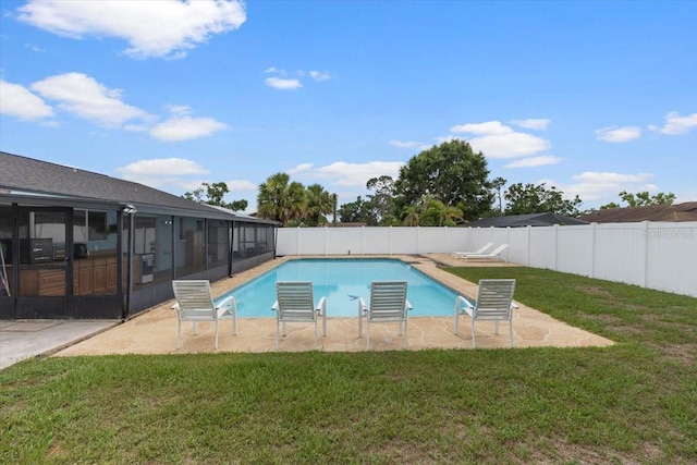 14506 Sutter Pl, Tampa, FL 33625 - view of swimming pool with a patio area