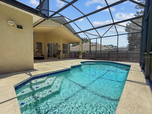 13631 Via Roma Cir, Clermont, FL 34711 - view of pool with a patio and a lanai