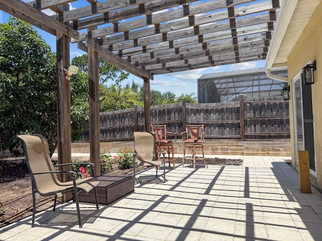13631 Via Roma Cir, Clermont, FL 34711 - view of patio with a pergola