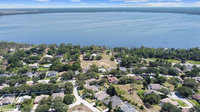 13631 Via Roma Cir, Clermont, FL 34711 - aerial view of property's location with a large body of water and nearby suburban area