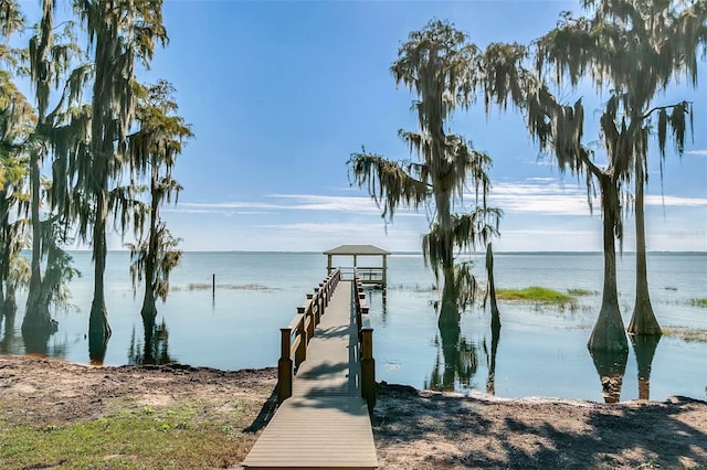 13631 Via Roma Cir, Clermont, FL 34711 - dock featuring a water view
