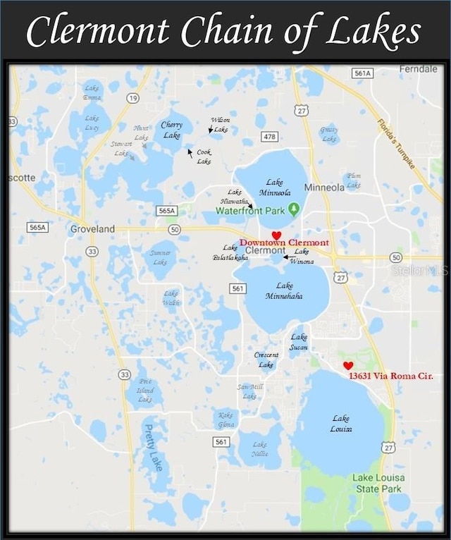 13631 Via Roma Cir, Clermont, FL 34711 - map / location
