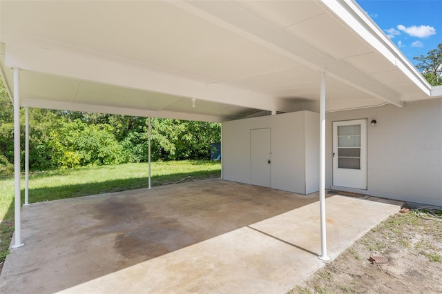212 Homewood Dr, Sanford, FL 32773 - view of patio featuring an attached carport