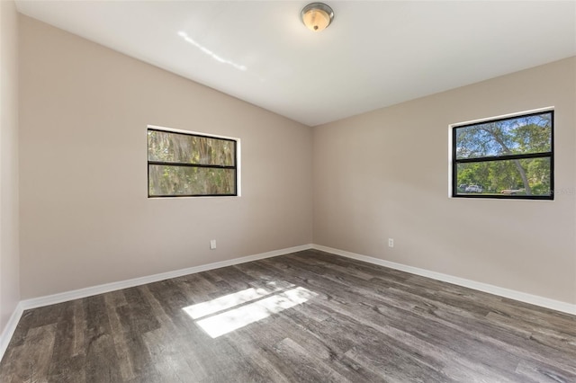 212 Homewood Dr, Sanford, FL 32773 - spare room with wood finished floors and lofted ceiling