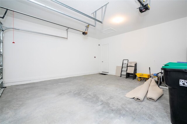 16489 Silver Brook Way, Winter Garden, FL 34787 - garage featuring a garage door opener