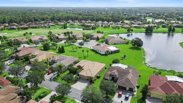 453 Sorrento Rd, Kissimmee, FL 34759 - aerial perspective of suburban area with a nearby body of water and a local golf course