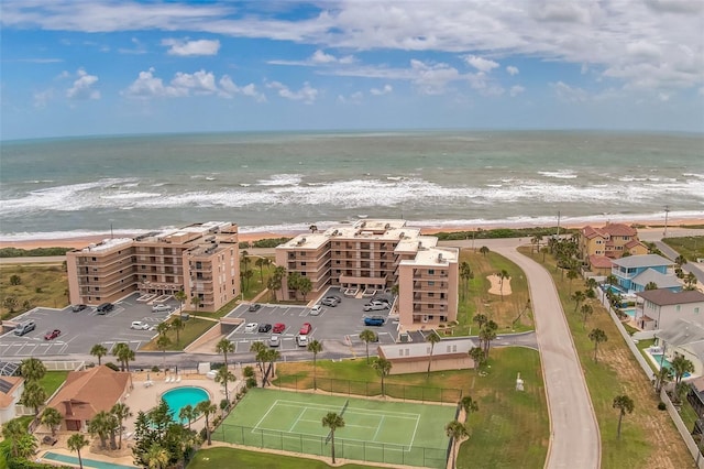 3360 Ocean Shore Blvd Unit 4050, Ormond Beach, FL 32176 - bird's eye view of extended coastline, apartment complex / building, and a pool