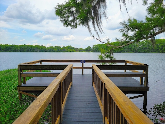 1108 Northlake Dr Unit 1108, Sanford, FL 32773 - dock area featuring a water view