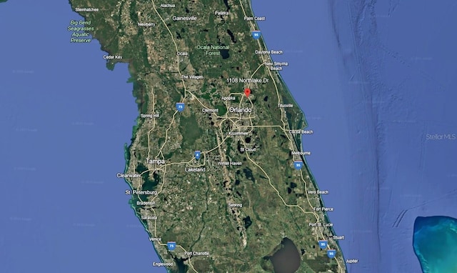 1108 Northlake Dr Unit 1108, Sanford, FL 32773 - aerial overview of property's location