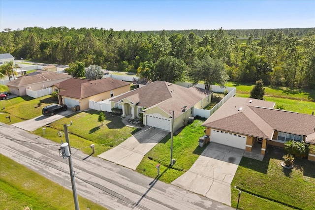 1321 Dunbarton Ct, Kissimmee, FL 34758 - aerial view of residential area with a heavily wooded area