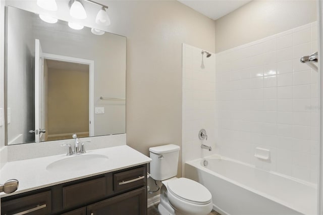 328 Cedar Bark Ln, Sanford, FL 32771 - full bath with toilet, vanity, and tub / shower combination