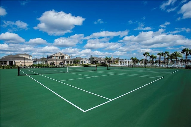 16086 Johns Lake Overlook Dr, Winter Garden, FL 34787 - view of tennis court with a residential view